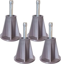 Steel Stem Bed Frame Feet to Replace Wheels. Prevent Sliding. Sturdy Bed Frame F