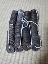 Lotto di 400 monete antiche kanei tsuho random periodo Edo Giappone (3)