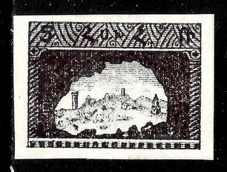 HICK GIRL OLD MINT ARMENIA SC#281 RUIN CITY OF ANI IMPERF. X3353