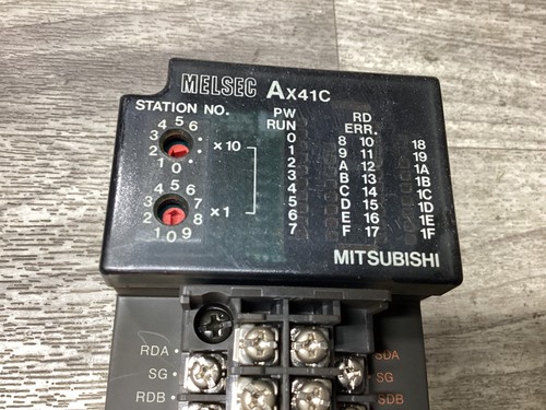 UNIDAD DE ENTRADA MITSUBISHI ELECTRIC MELSEC 12/24VDC AX41C #132C111PR4*SI - Imagen 3 de 4