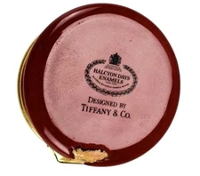 halcyon days enamel box christmas by Tiffany's & Co.
