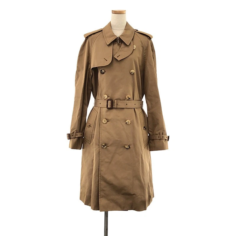 GUCCI / Trench long ceinturé entièrement doublé 42 beige femme