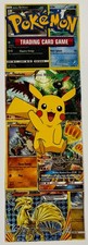 Printed Pokemon display card for trading card machines