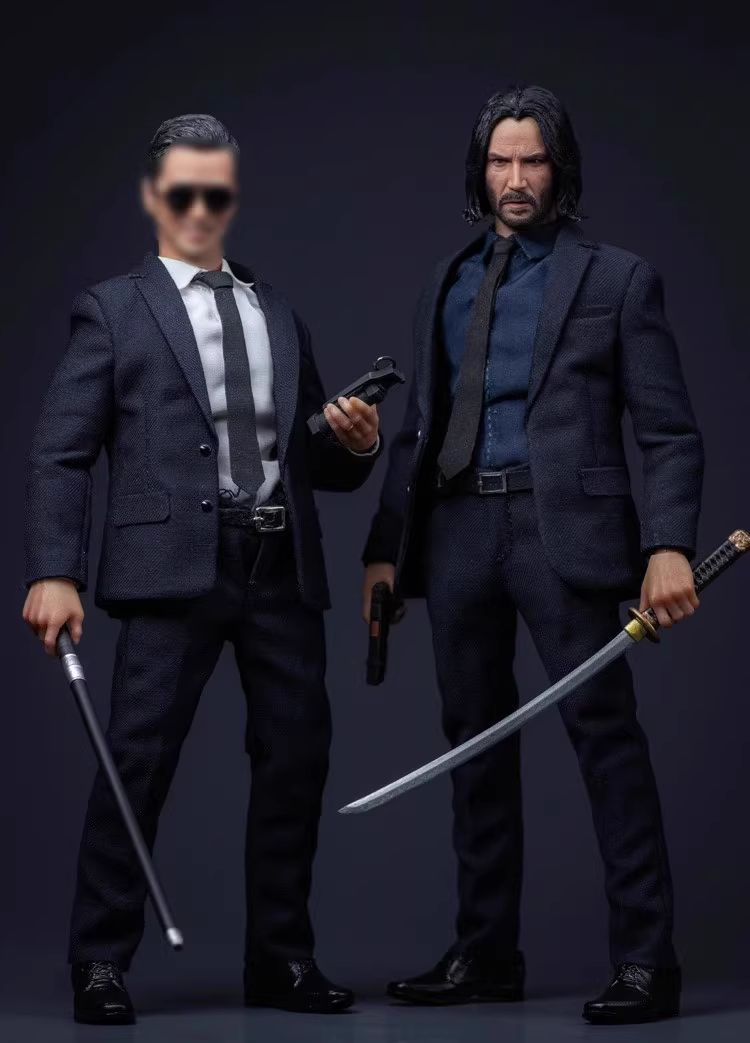 In Stock AT custom 1/12 John Wick & Caine 6