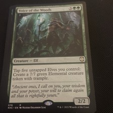 Voice of the Woods Commander: Kaldheim Magic: the Gathering Lightly Played, Engl