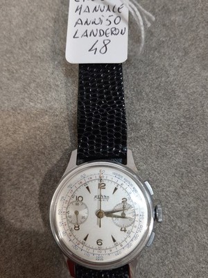 1950s MANUAL CHRONOGRAPH. LANDERON Caliber 48