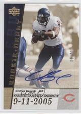 2006 Upper Deck Rookie Debut Game Dated 6/40 Cedric Benson #GDD-CB Auto gp3