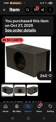 QPOWER QBOMB SINGLE 15'' LARGE SIDE PORTED VENTED SUBWOOFER ENCLOSURE BOX