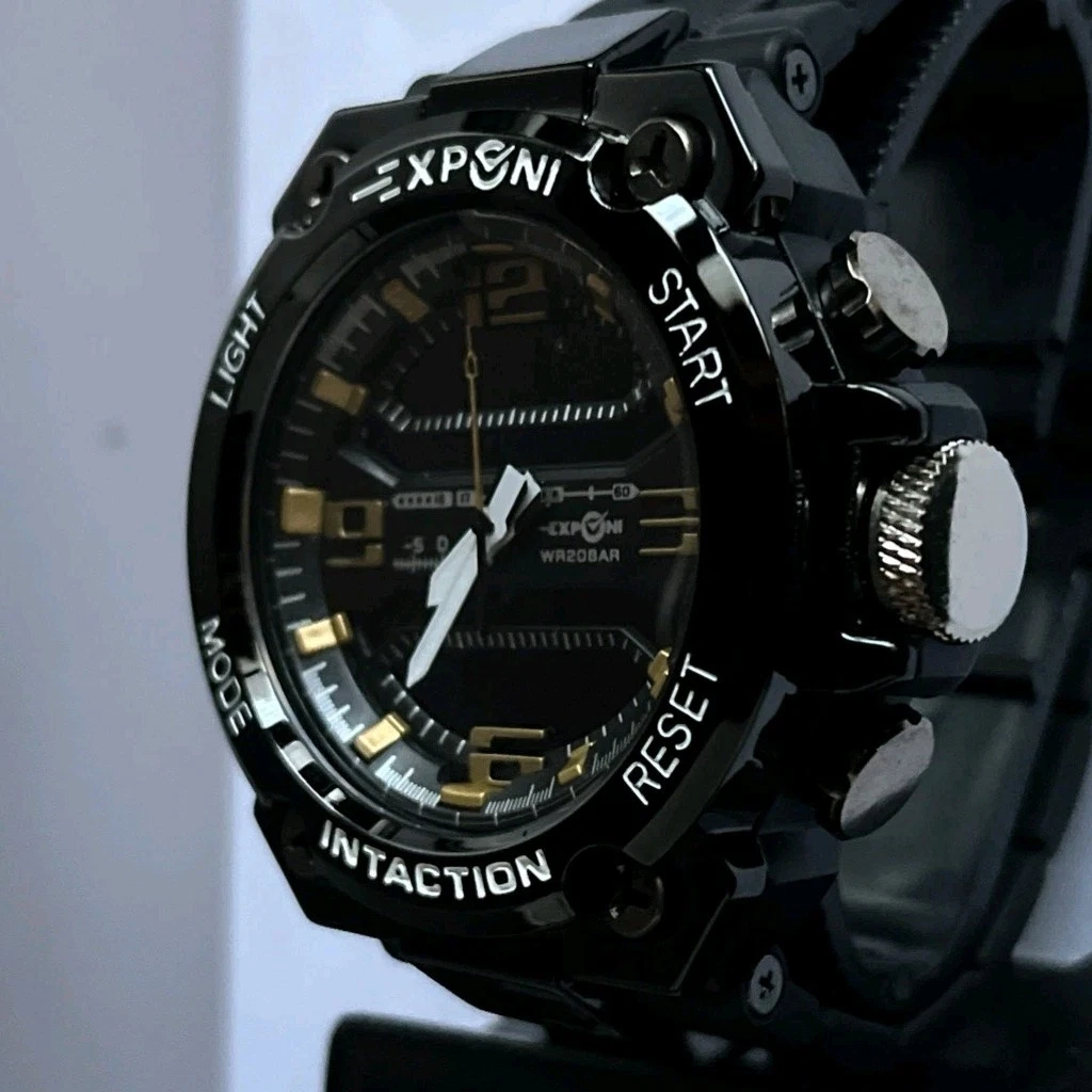 Casotime Orologio tattico militare da uomo, al quarzo, analogico, testato sul campo, con quadrante luminoso, cinturino in nylon resistente all'acqua fino a 30 m e lancetta dei secondi, unisex