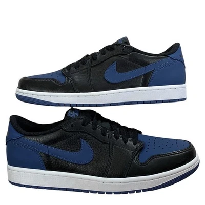 Baskets Nike Air Jordan 1 Retro Low OG Mystic Navy pour hommes CZ0790-041 - Photo 1/4