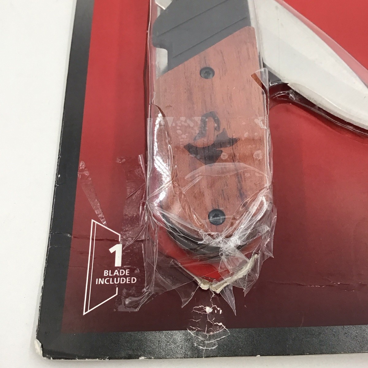 ロッド SUPER STRIKER FL-59 H Lilypad Husky II Husky 2 In 1 Folding Utility Knife & Sporting Knife: Wood Handle