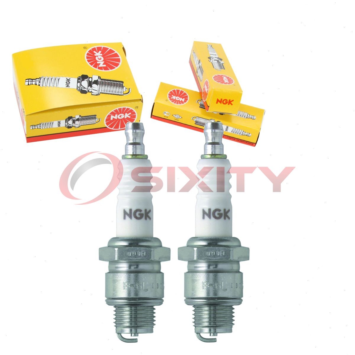 2 pc NGK 96461 B-6L BLYB Standard Spark Plugs for W16LS SP474 SP473 RH8C vv