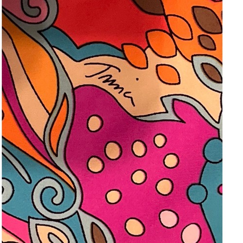 Trina Turk Sea Garden Tangerine/Orange/Multicolor Tankini Size 8 - Bild 3 von 7