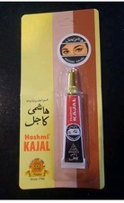 Image of 1 X Kajal Black Colour Kohl Eyeliner Tube Paste 100% Natural Use For All Purpose