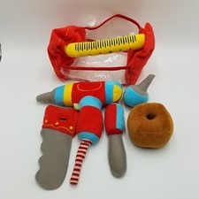 Melissa and Doug Toolbox Fill and Spill Plush Tool Set Builders Pretend Play