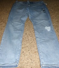NWT WOMENS GAP HIGH RISE TRUE SKINNY JEANS-SIZE 14/32-LIGHT BLUE DENIM