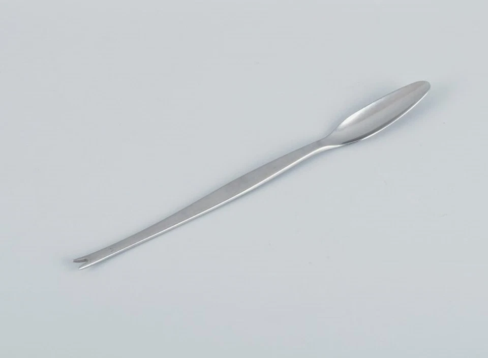 Gense, Suecia. Juego de seis cubiertos de mariscos Focus en acero inoxidable. - Imagen 2 de 4