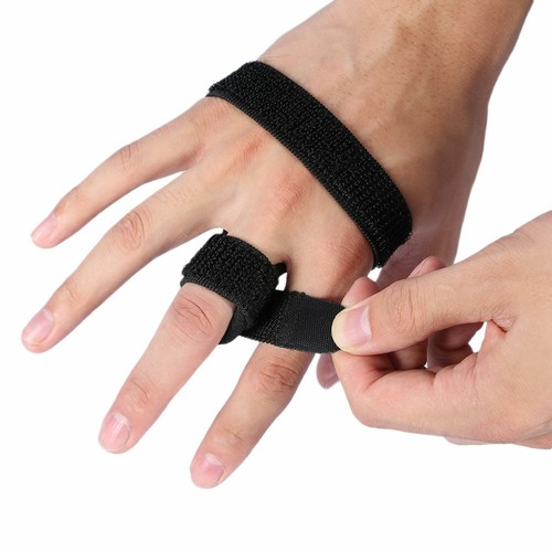 Adjustable Finger Protector Trigger Finger Splint Brace w/ Bar Hook&Loop Straps - Picture 4 of 9