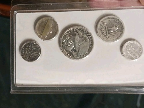 WWII USA CoinS Series Set, Penny 1943 No Mint Mark Steel Included, VERY RARE - Picture 9 of 21