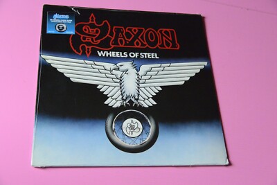 Saxon LP Wheels Of Steel Europe 2018 Limited Swirl Vinyl Versiegelt -vasen
