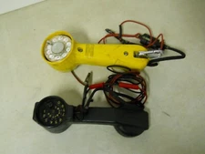 x2 Bell System Western Electric Rotary Telephone Hand Receiver Lineman Tester