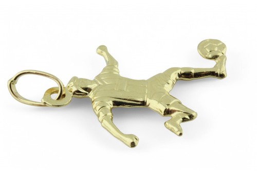 ciondolo regalo CALCIATORE oro giallo 18kt. 750/1000 yellow gold - Picture 4 of 7