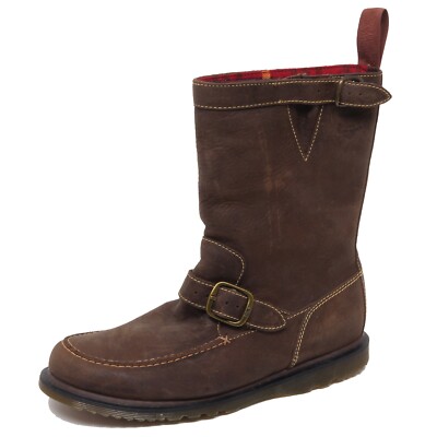 F2122 (NO BOX) stivale uomo brown DR. MARTENS vintage effect boot shoe man