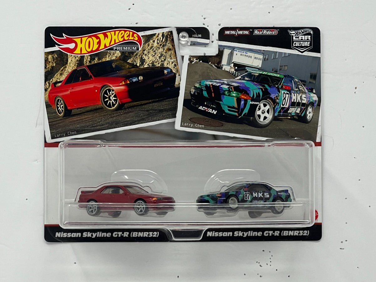 Hot Wheels Premium Car Culture Nissan Skyline GT-R (BNR32) 2-Pack for Women