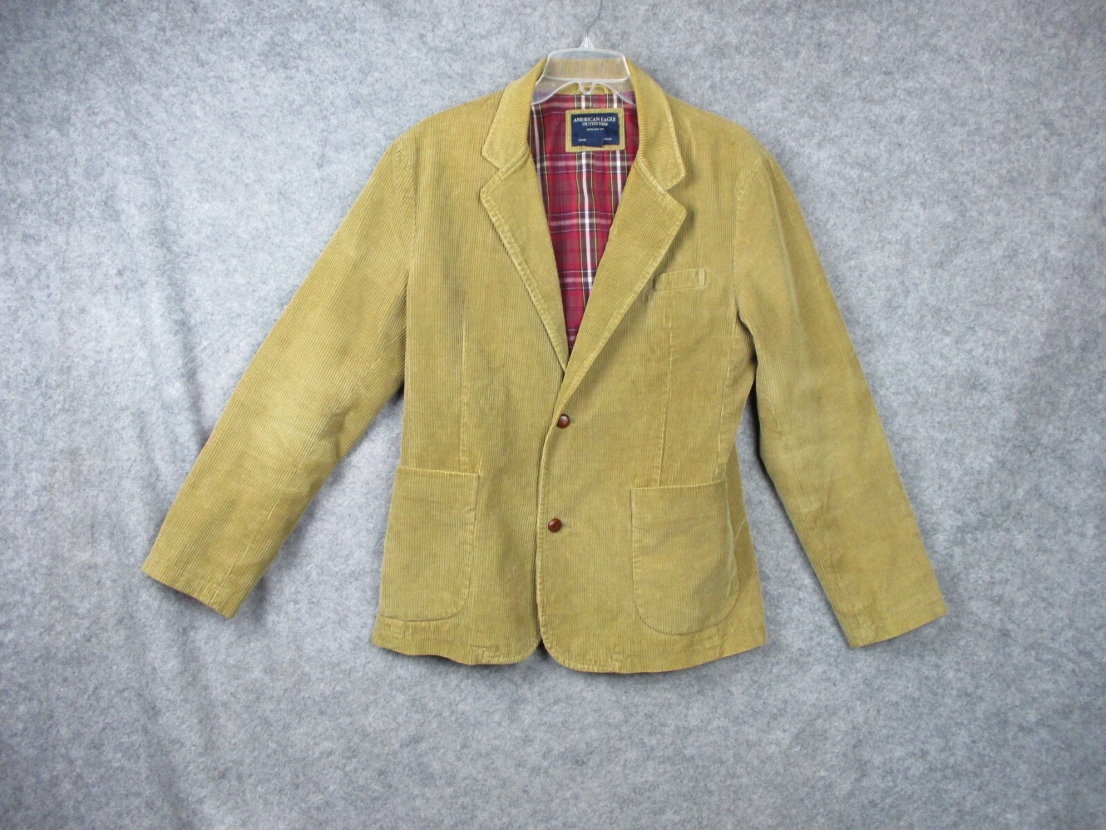 American Eagle Outfitters Blazer Men Large Corduroy Elbow Patch Jacket Casual