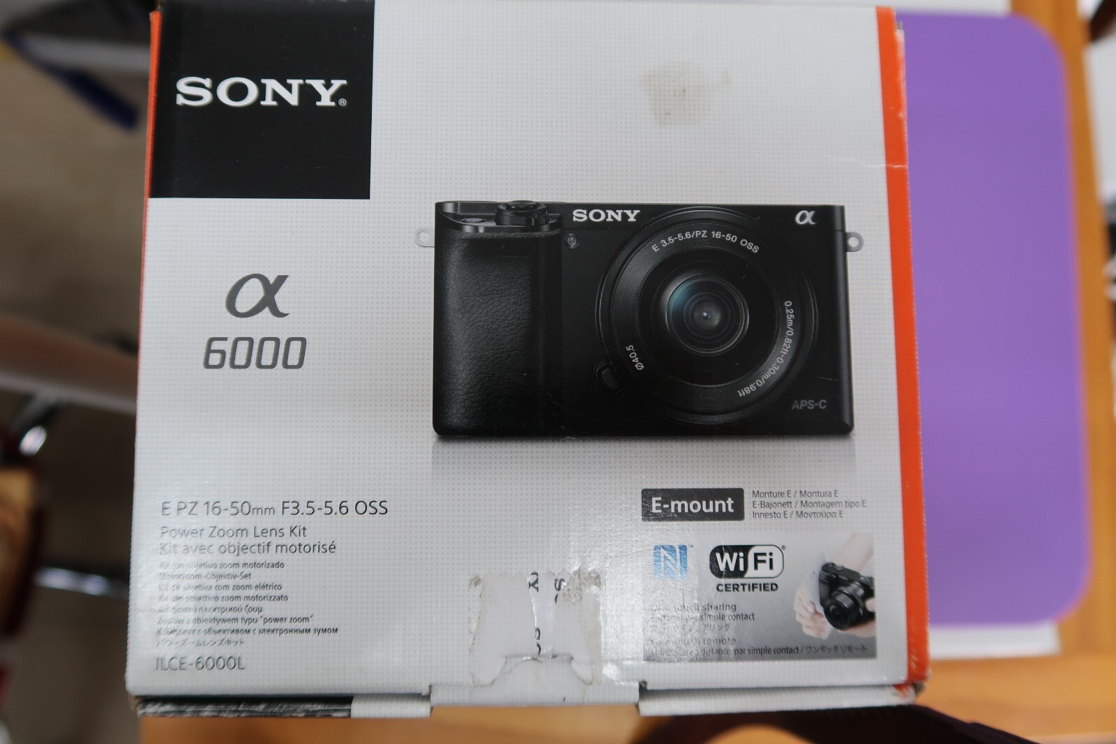 Sony Alpha A6000 24.3MP Mirrorless Digital Camera (Body Only) Spares or