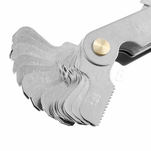 Silver Gauge Measuring Tool Imperial & Metric & US Screw Thread Pitch Gage 1x - Picture 6 of 10