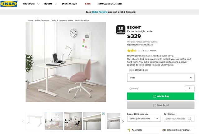 Ikea Galant Desk Extension Frame For Round Half Moon Tops For Sale