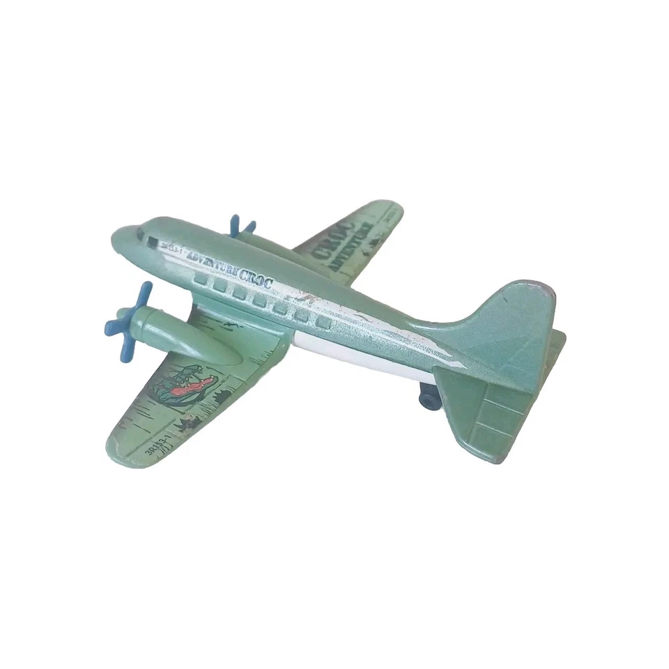 Matchbox Diecast Metal Sky Busters Croc Adventure Airliner Plane - Image 4 of 4