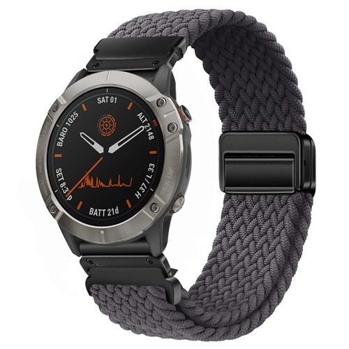Quick Release Magnetic Nylon Strap Band For Garmin Fenix 8/7/7X/6X/5/935 22/26MM - 第 25/29 張圖片