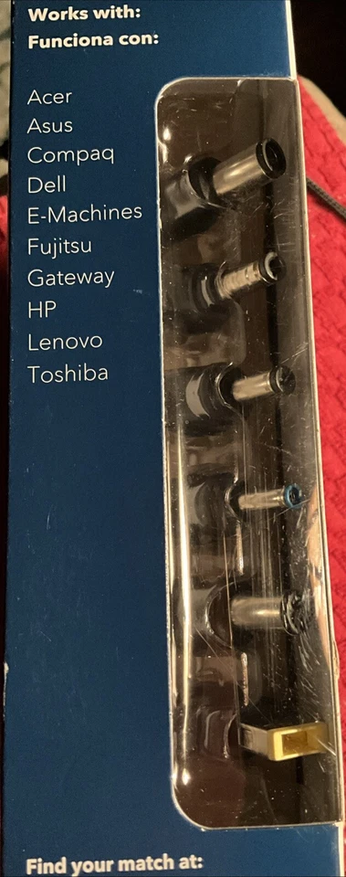 Insignia Universal 90W Laptop Charger with Surge Protection Model # NS-PWLC591 - Image 2 of 4