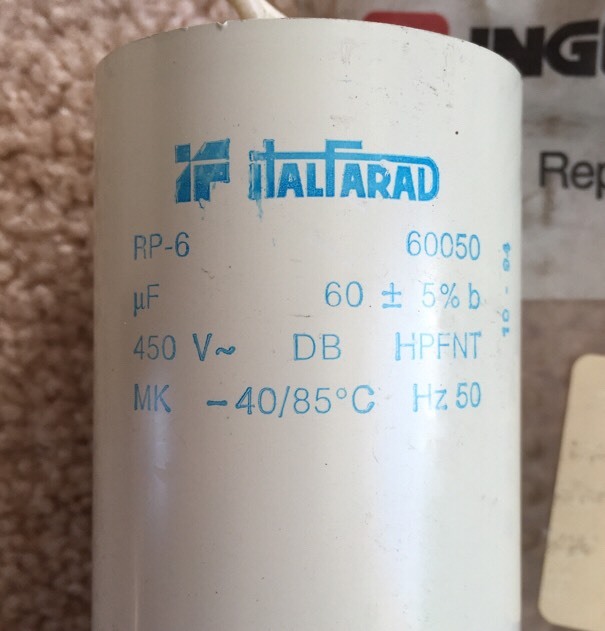 Ingersoll Rand 36887131 Capacitor 60MF
