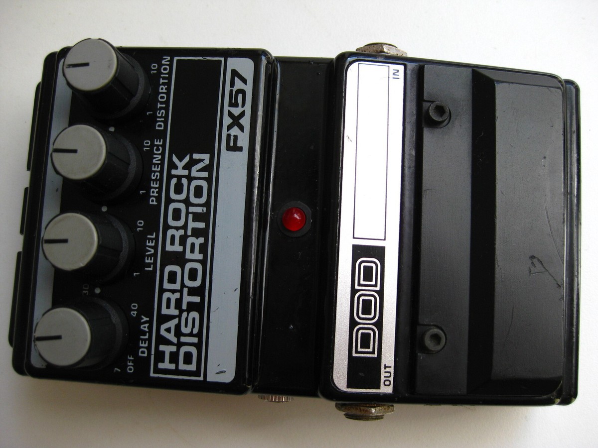 DOD FX57 Hard Rock Distortion ギターエフェクター Vintage DOD FX57 Hard Rock Distortion with Reverb Guitar