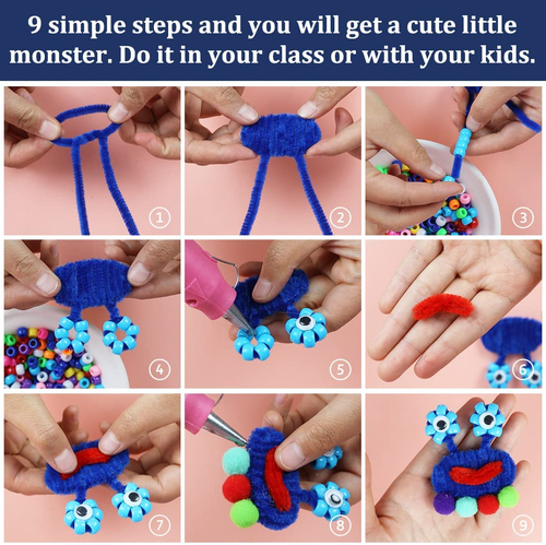 Pipe Cleaners, Pipe Cleaners Craft, Arts and Crafts, Crafts, Craft Supplies, Art - Picture 4 of 12