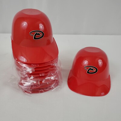 Arizona Diamondbacks MLB Mini Batting Helmet Ice Cream Snack Bowls, Lot of 10