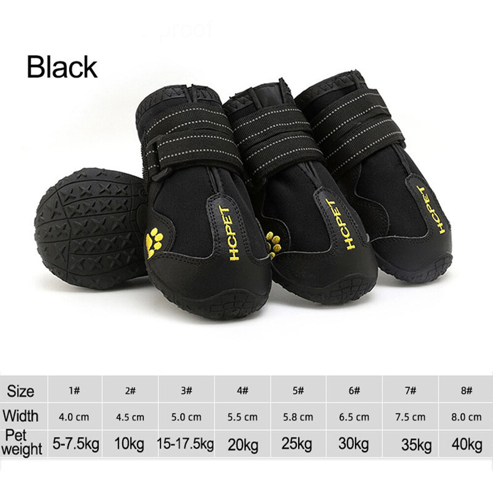 M5XL large dogs Pet Dog Rain Shoes WaterProof Boots Socks Rubber Non