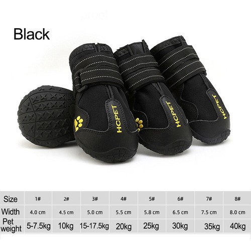 M5XL large dogs Pet Dog Rain Shoes WaterProof Boots Socks Rubber Non