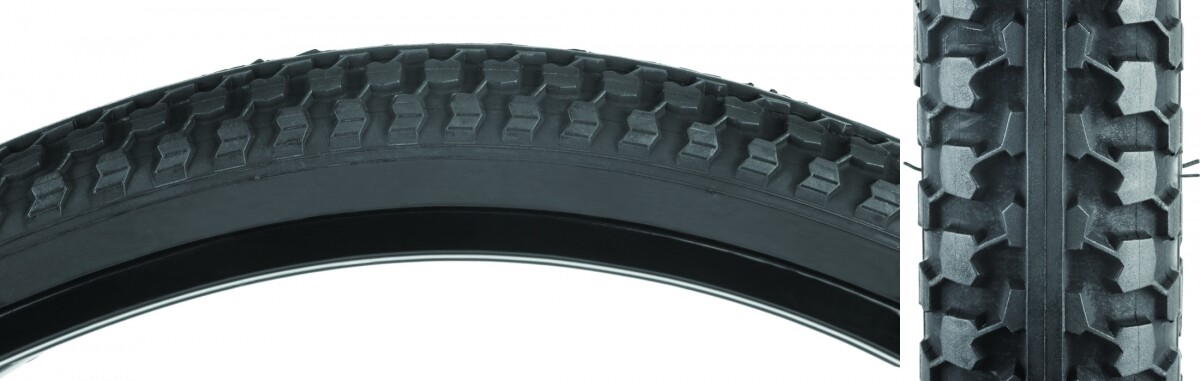Sunlite MTB Рельефная центральная шина 24x2,125 Wire TPI 40 Black/Черная светоотражающая дорожная шина