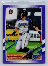 2021 Topps Chrome NPB #115 Taishi Ohta Purple Refractor 166/299