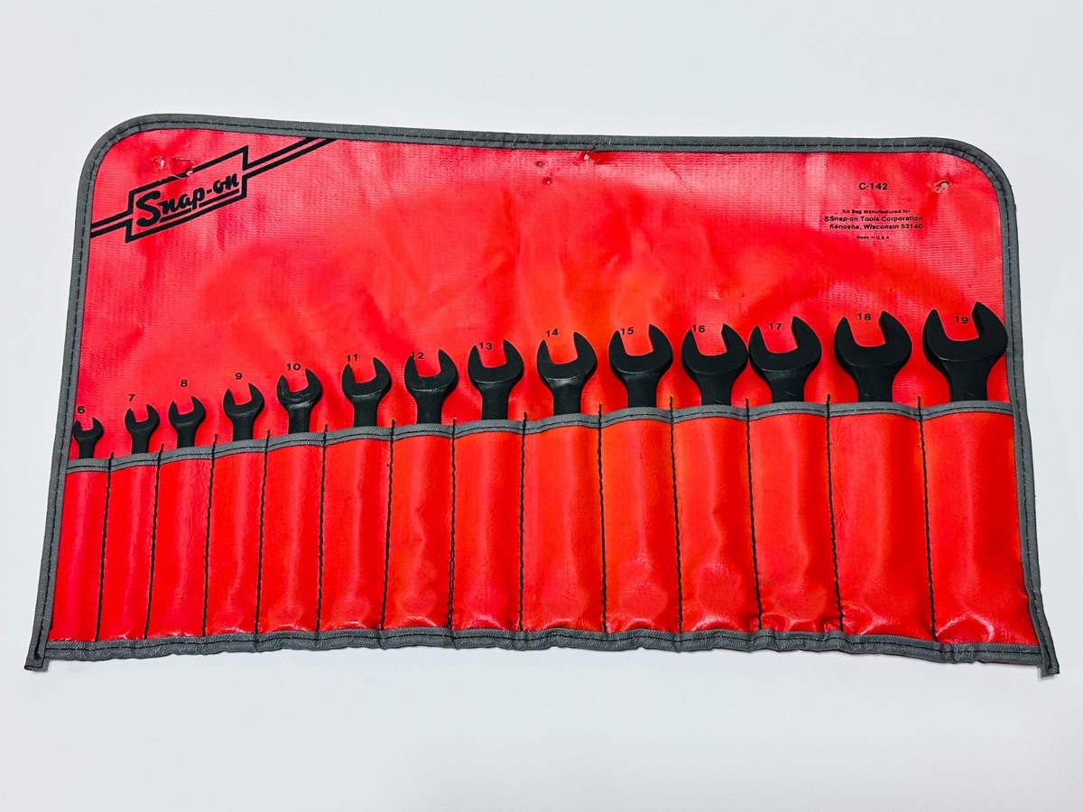 Snap-On USA 14pc Metric GOEXM Industrial Short Combination Wrench