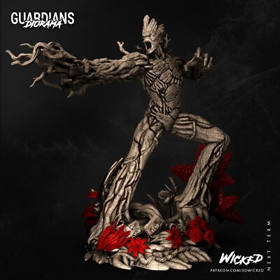 GROOT 1:10 Scale Resin Model Kit Marvel Guardians of the Galaxy Avengers Statue
