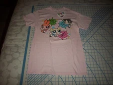 ADULT SMALL PINK POWER PUFF GIRLS T-SHIRT - NWT