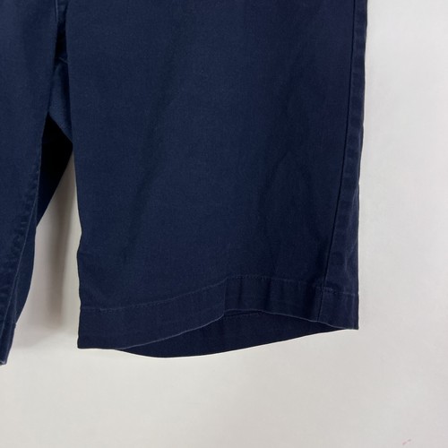 Old Navy Shorts Youth Girl Size 18 Plus Built In Flex Blue Chino Bermuda Uniform - Picture 4 of 14