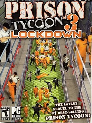 Prison Tycoon 3: Lockdown CD-ROM for PC Good Used Condition Vintage