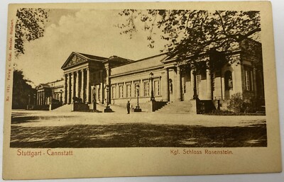 Stuttgart Cannstatt Kgl Schloss Rosenstein Postcard 