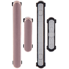 Hard Buttons Power / Volume For Samsung Galaxy S22 / S22 Plus Pink Gold 